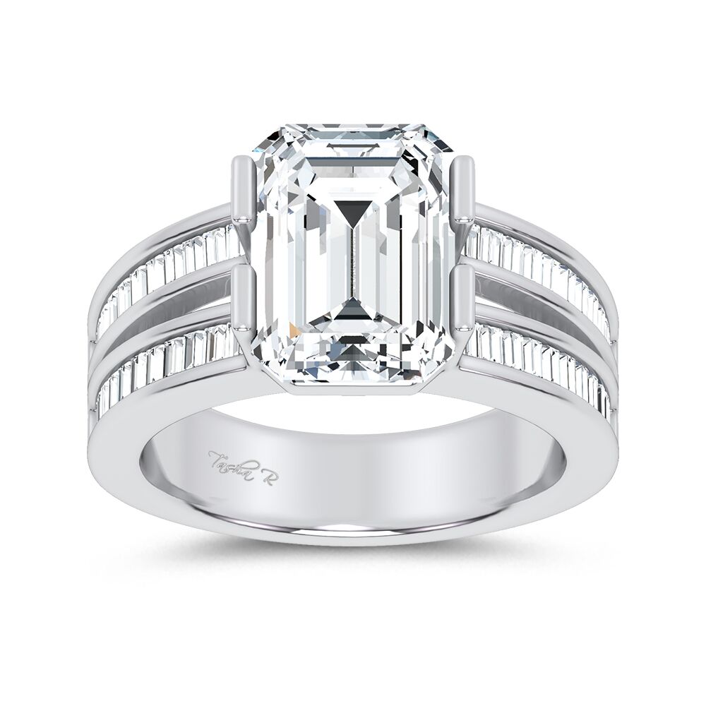 14K 5.46CT Diamond Engagement Ring