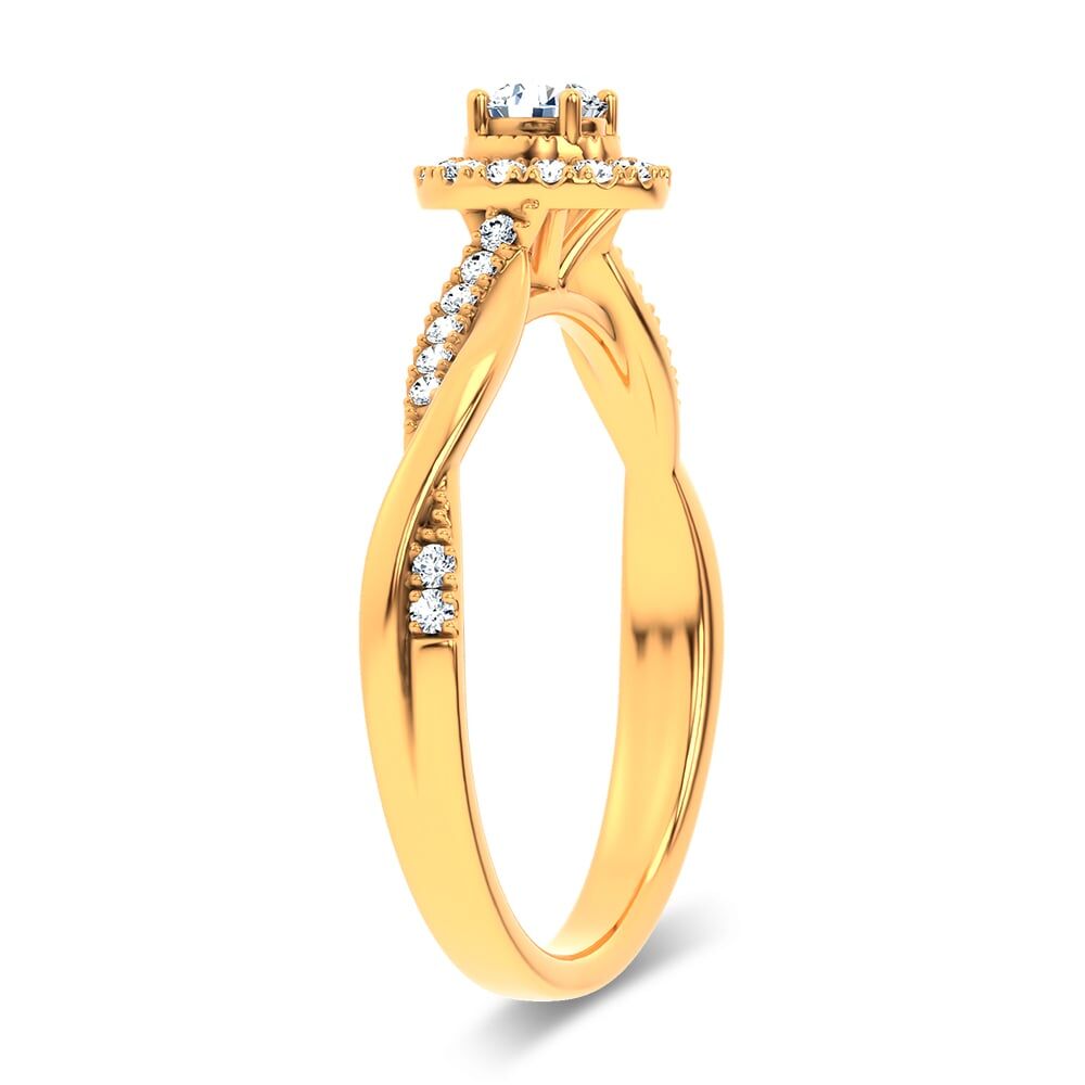 14K 0.33CT Certified Lab Grown Ring - Image 2
