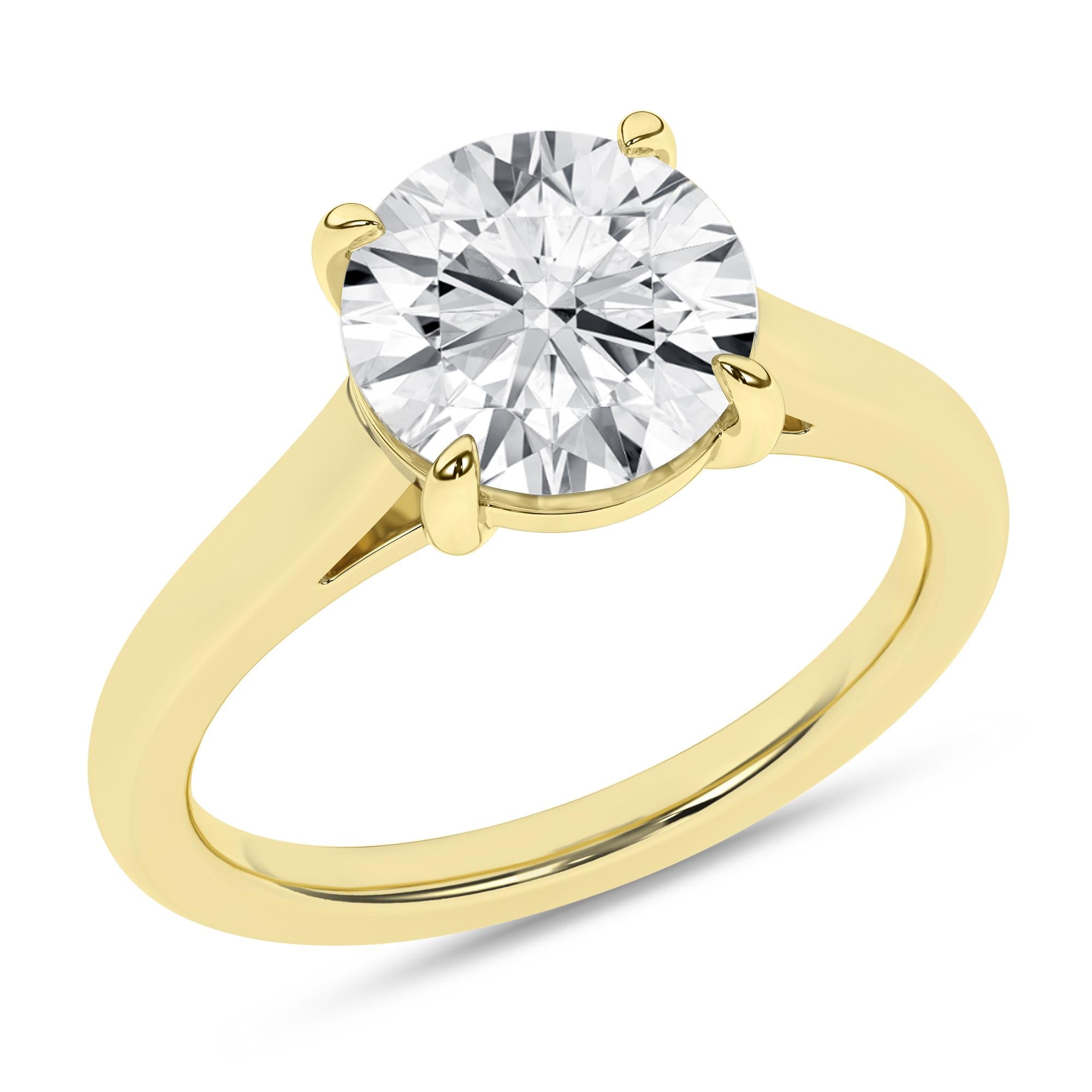 14K 0.50CT Certified Lab Grown Diamond Ring ( IGI Certified ) - Image 2