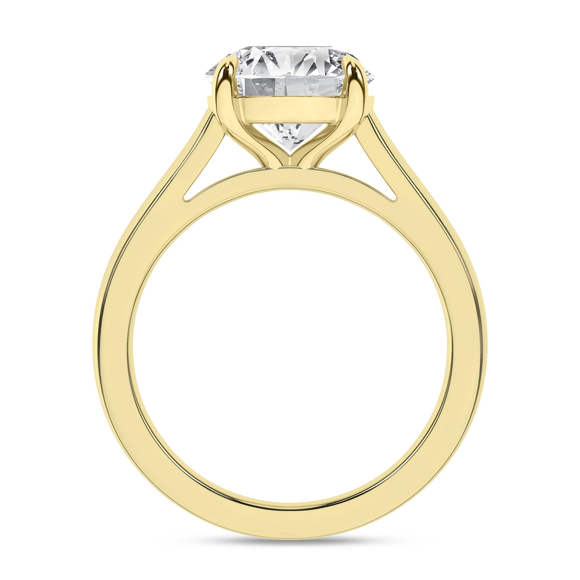14K 0.50CT Certified Lab Grown Diamond Ring ( IGI Certified ) - Image 4