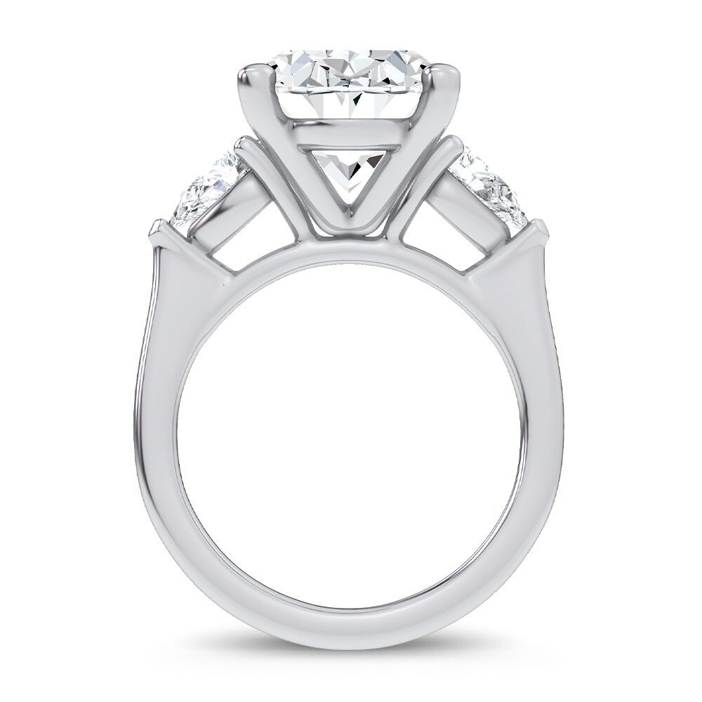 14K 7.80CT Certified Lab Grown Engagement Ring - Image 3