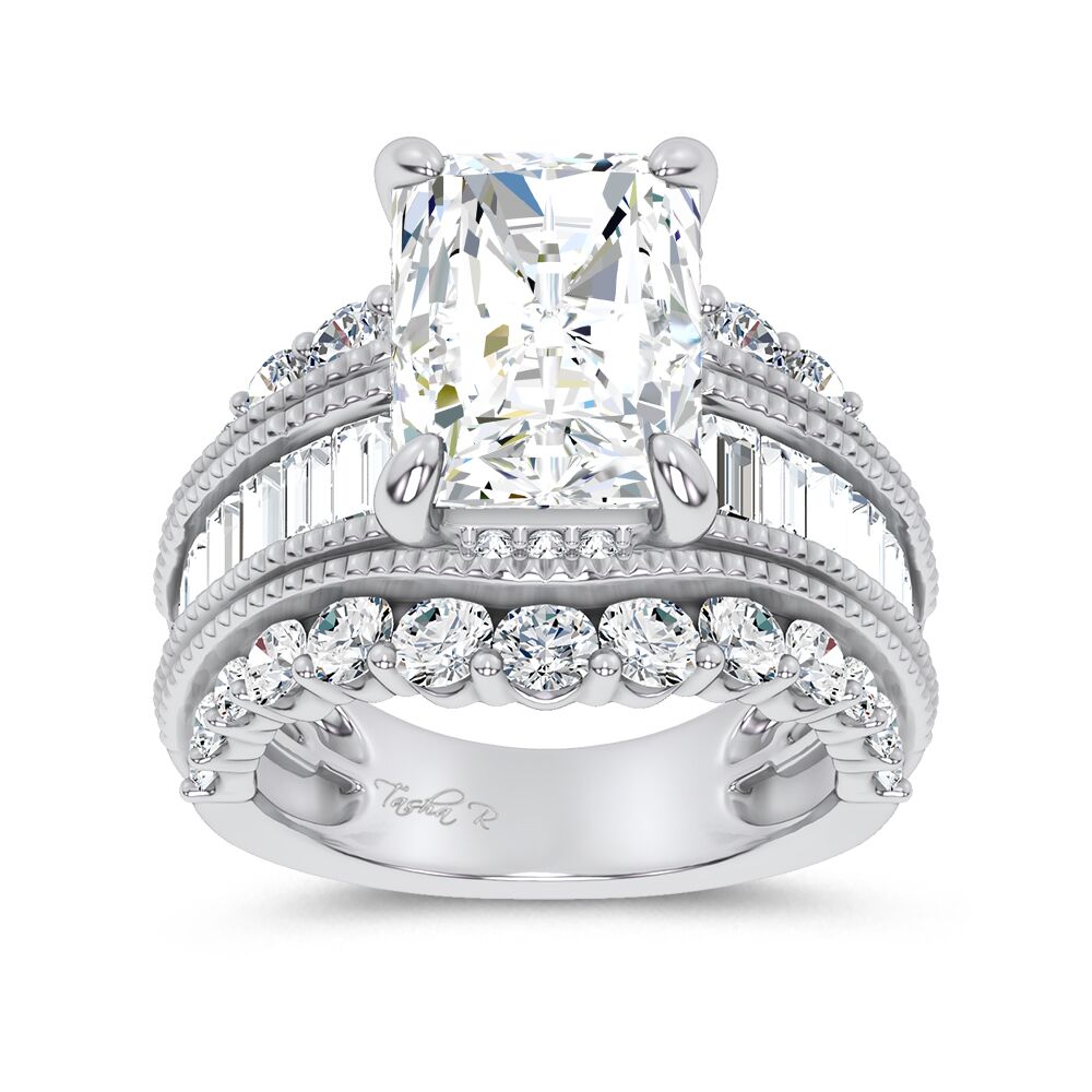 14K 7.33CT Certified Lab Grown Engagement Ring