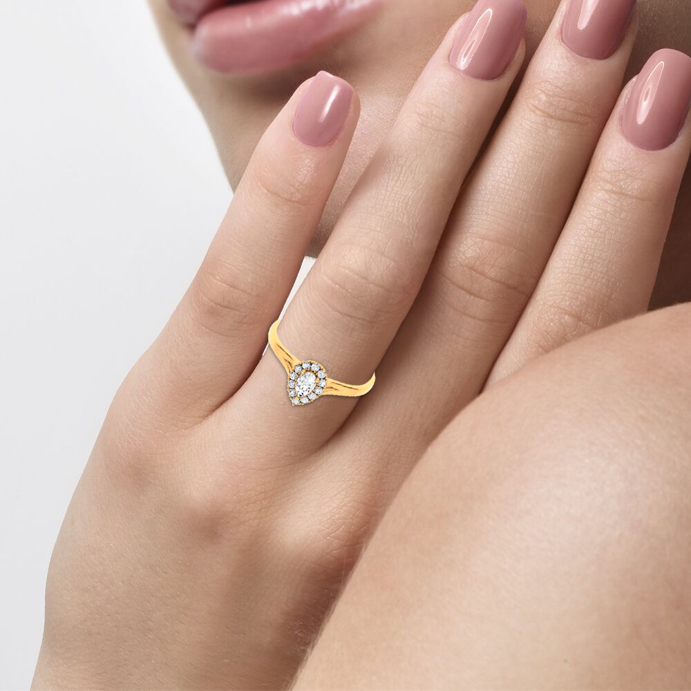 14K 0.33CT Certified Lab Grown Ring - Image 4