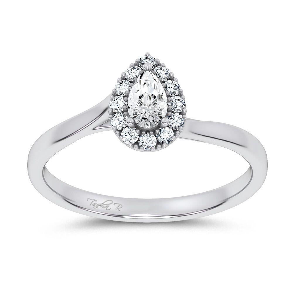 14K 0.33CT Certified Lab Grown Promise Ring