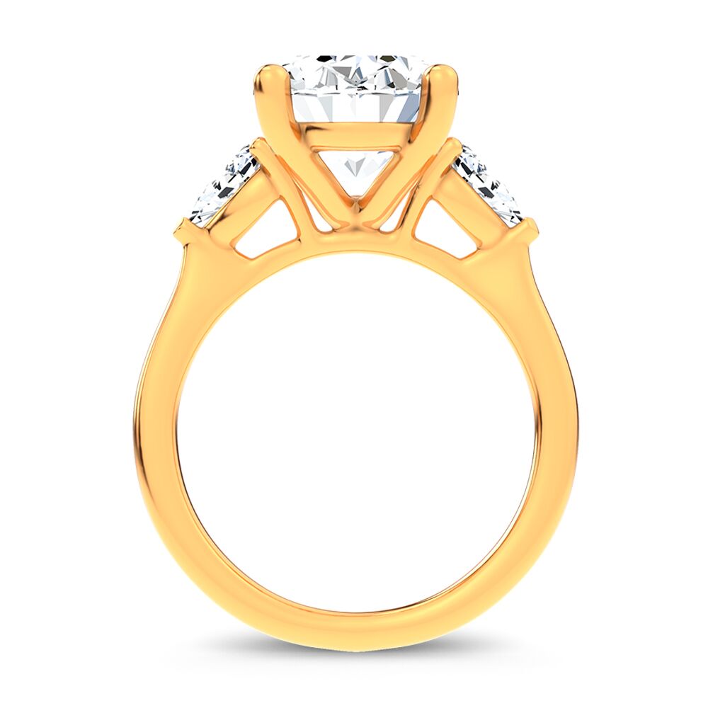 14K 6.61CT Certified Lab Grown Engagement Ring - Image 3